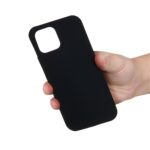 For iPhone 15 Pro Max Solid Color Silicone Phone Case(Black) - Image 4