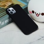 For iPhone 15 Pro Max Solid Color Silicone Phone Case(Black) - Image 6