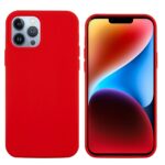 For iPhone 15 Pro Max Solid Color Silicone Phone Case(Red) - Image 2