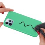 For iPhone 15 Pro Max Solid Color Silicone Phone Case(Green) - Image 5