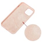 For iPhone 15 Pro Max Solid Color Silicone Phone Case(Sand Pink) - Image 3