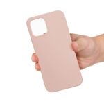For iPhone 15 Pro Max Solid Color Silicone Phone Case(Sand Pink) - Image 4