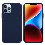 For iPhone 15 Pro Max Solid Color Silicone Phone Case(Midnight Blue) - Image 2