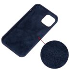 For iPhone 15 Pro Max Solid Color Silicone Phone Case(Midnight Blue) - Image 3