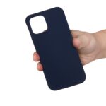 For iPhone 15 Pro Max Solid Color Silicone Phone Case(Midnight Blue) - Image 4