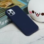 For iPhone 15 Pro Max Solid Color Silicone Phone Case(Midnight Blue) - Image 6