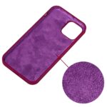 For iPhone 15 Pro Max Solid Color Silicone Phone Case(Violet) - Image 3