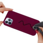 For iPhone 15 Pro Max Solid Color Silicone Phone Case(Violet) - Image 5