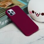 For iPhone 15 Pro Max Solid Color Silicone Phone Case(Violet) - Image 6