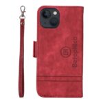 For iPhone 15 BETOPNICE Dual-side Buckle Leather Phone Case(Red) - Image 3