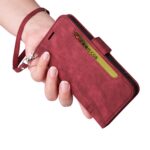 For iPhone 15 BETOPNICE Dual-side Buckle Leather Phone Case(Red) - Image 6