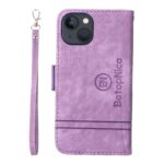 For iPhone 15 BETOPNICE Dual-side Buckle Leather Phone Case(Purple) - Image 3