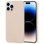 For iPhone 15 Pro GOOSPERY SOFT FEELING Liquid TPU Soft Phone Case(Apricot)