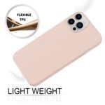 For iPhone 15 Pro GOOSPERY SOFT FEELING Liquid TPU Soft Phone Case(Apricot) - Image 3