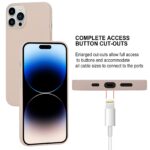 For iPhone 15 Pro GOOSPERY SOFT FEELING Liquid TPU Soft Phone Case(Apricot) - Image 5