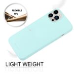 For iPhone 15 Pro GOOSPERY SOFT FEELING Liquid TPU Soft Phone Case(Mint Green) - Image 3