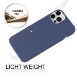 For iPhone 15 Pro GOOSPERY SOFT FEELING Liquid TPU Soft Phone Case(Dark Blue) - Image 3