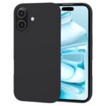 For iPhone 16 Plus GOOSPERY SOFT FEELING Liquid TPU Soft Phone Case(Black)