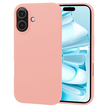 For iPhone 16 Plus GOOSPERY SOFT FEELING Liquid TPU Soft Phone Case(Pink)