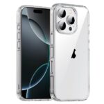 For iPhone 16 Pro Max iPAKY Aurora Series Shockproof PC + TPU Protective Phone Case(Transparent)