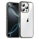 For iPhone 16 Pro Max iPAKY Aurora Series Shockproof PC + TPU Protective Phone Case(Transparent Black)