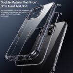For iPhone 16 Pro Max iPAKY Crystal Clear Series Shockproof PC + TPU Protective Phone Case(Transparent) - Image 2