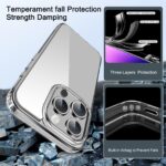 For iPhone 15 Pro iPAKY XJ Series Transparent PC+TPU Phone Case - Image 6