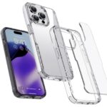 For iPhone 15 Plus iPAKY YG Series Transparent PC+TPU Phone Case(Transparent Black) - Image 3