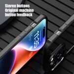 For iPhone 15 Pro iPAKY YJ Series Transparent PC+TPU Phone Case(Black) - Image 5