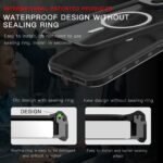 For iPhone 15 Plus RedPepper IP68 Waterproof MagSafe Phone Case(Black) - Image 3