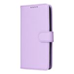 For iPhone 15 BETOPNICE BN-005 2 in 1 Detachable Imitate Genuine Leather Phone Case(Light Purple) - Image 2