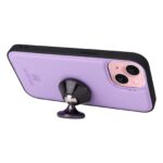 For iPhone 15 BETOPNICE BN-005 2 in 1 Detachable Imitate Genuine Leather Phone Case(Light Purple) - Image 9
