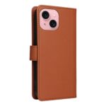For iPhone 15 BETOPNICE BN-005 2 in 1 Detachable Imitate Genuine Leather Phone Case(Brown) - Image 3