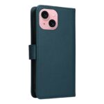 For iPhone 15 BETOPNICE BN-005 2 in 1 Detachable Imitate Genuine Leather Phone Case(Blue) - Image 3