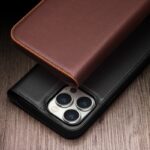 For iPhone 15 Pro QIALINO Classic Gen2 Genuine Leather Phone Case(Black) - Image 3