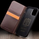 For iPhone 15 Pro QIALINO Classic Gen2 Genuine Leather Phone Case(Black) - Image 7