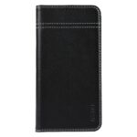 For iPhone 15 Pro Max GEBEI Top-grain Horizontal Flip Leather Phone Case(Black) - Image 2