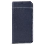 For iPhone 15 Pro Max GEBEI Top-grain Horizontal Flip Leather Phone Case(Blue) - Image 2