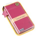 For iPhone 15 Pro Max GEBEI Top-grain Horizontal Flip Leather Phone Case(Rose Red) - Image 6