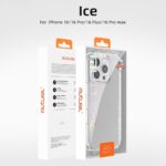 For iPhone 16 Pro Max Mutural Ice Series TPU Phone Case(Transparent) - Image 8