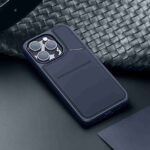 For iPhone 15 Pro Max DUX DUCIS Rafi II Series MagSafe Magnetic Holder RFID Phone Case(Blue) - Image 2