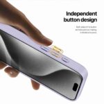 For iPhone 15 Pro DUX DUCIS Rafi II Series MagSafe Magnetic Holder RFID Phone Case(Purple) - Image 7