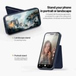 For iPhone 15 DUX DUCIS Rafi II Series MagSafe Magnetic Holder RFID Phone Case(Blue) - Image 4