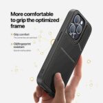 For iPhone 13 Pro DUX DUCIS Rafi II Series MagSafe Magnetic Holder RFID Phone Case(Black) - Image 6