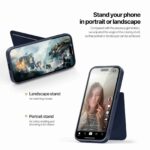 For iPhone 13 Pro DUX DUCIS Rafi II Series MagSafe Magnetic Holder RFID Phone Case(Blue) - Image 4