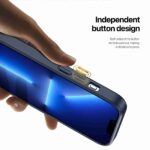 For iPhone 13 Pro DUX DUCIS Rafi II Series MagSafe Magnetic Holder RFID Phone Case(Blue) - Image 8