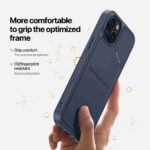 For iPhone 14 / 13 DUX DUCIS Rafi II Series MagSafe Magnetic Holder RFID Phone Case(Blue) - Image 6