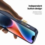 For iPhone 14 / 13 DUX DUCIS Rafi II Series MagSafe Magnetic Holder RFID Phone Case(Blue) - Image 8