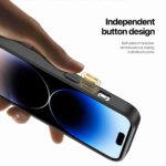 For iPhone 14 Pro Max DUX DUCIS Rafi II Series MagSafe Magnetic Holder RFID Phone Case(Black) - Image 8