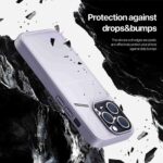 For iPhone 14 Pro Max DUX DUCIS Rafi II Series MagSafe Magnetic Holder RFID Phone Case(Purple) - Image 7